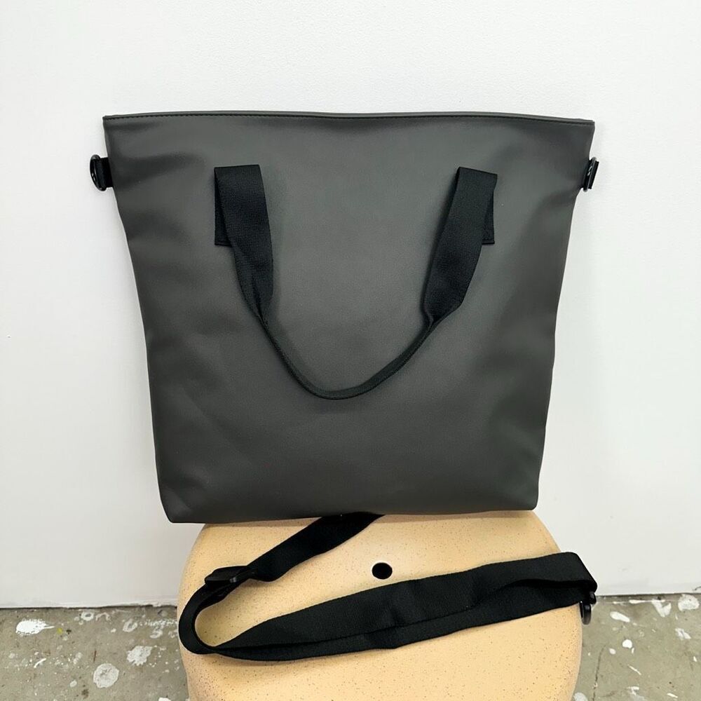 Fear of God Essentials Charcoal Grey Convertible Shoulder Tote Bag - Picture 3 of 16